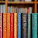 Rayon de livres neufs alignés